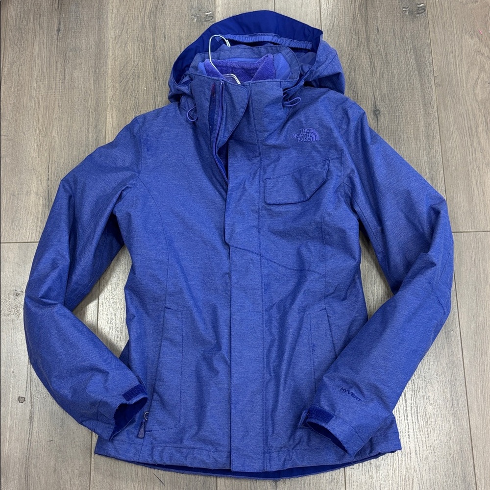 The North Face zip up jacket XS